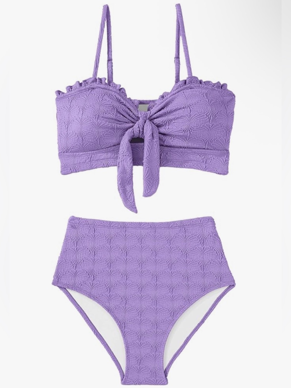 Seashell Textured Bikini Set - Picture 4 of 6